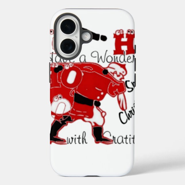 HOHOHOHO haben ein wunderbares Weihnachten mit Dan iPhone 16 Hülle (Rückseite)