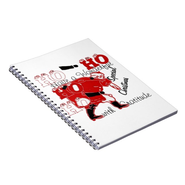 HOHOHOHO haben ein wunderbares Weihnachten mit Dan Notizblock (Rechte Seite)