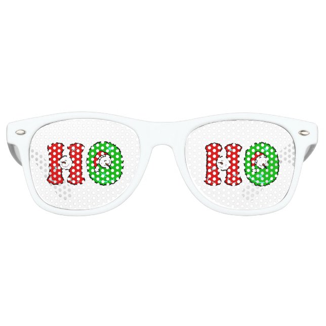 HOHOHOHO Santa Claus Laugh SnowMan Niedlich Weihna Sonnenbrille (Vorderseite)
