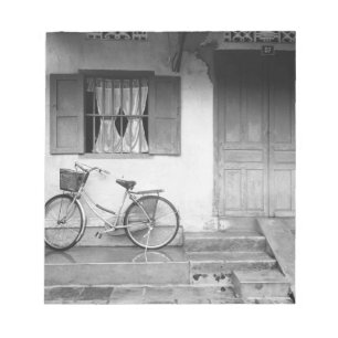 Hoi An Vietnam, Haus mit Fahrrad Notizblock