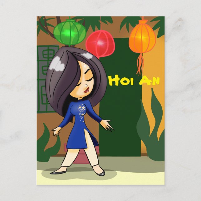 Hoi An, Vietnam Postkarte (Vorderseite)