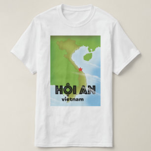 Hoi An Vietnam Reiseplakat Kunst druck T-Shirt