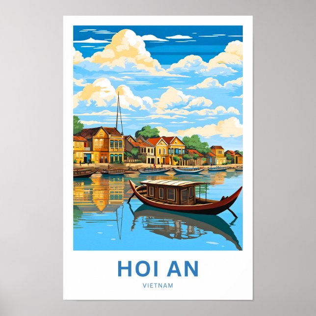 Hoi An Vietnam Travel Print Poster (Vorne)