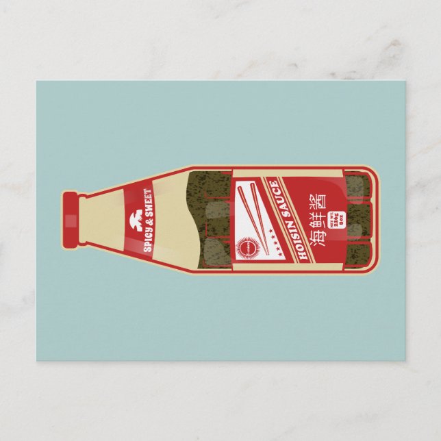 Hoisin Sauce Cantonese Food Postkarte (Vorderseite)