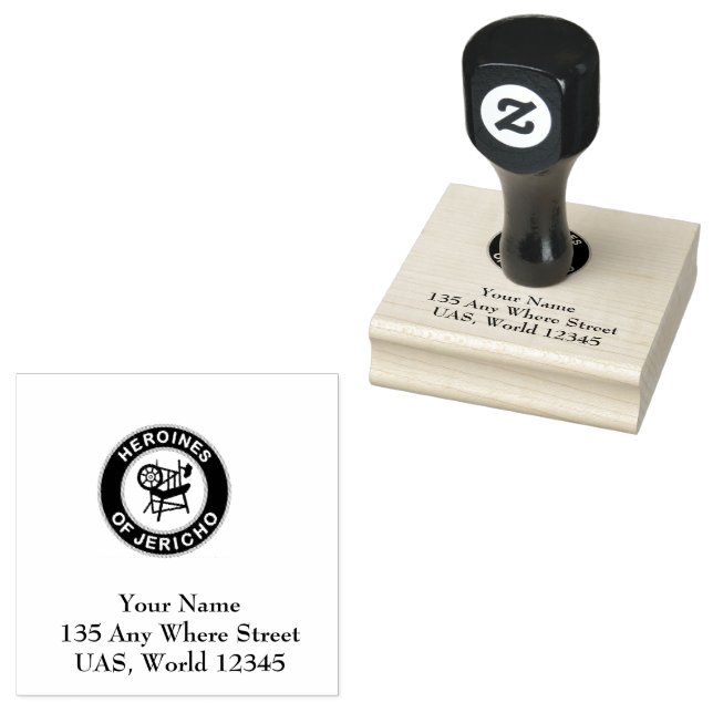 HOJ Personalisiert Gummistempel (Stempel)