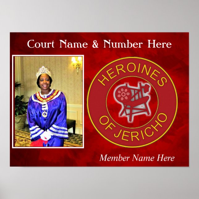 HOJ Personalize Foto Poster (Vorne)