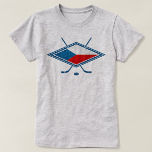 Hokej český T-shirt tchèque avec nom et numéro