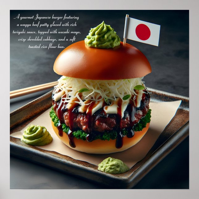 Hokkaido Harmony Burger Indulgence Poster (Vorne)