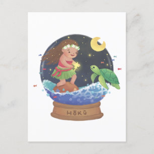 Hoku finden: Die Star Illustration Postkarte