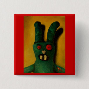 Hoku Zombie-Häschen 1 Button