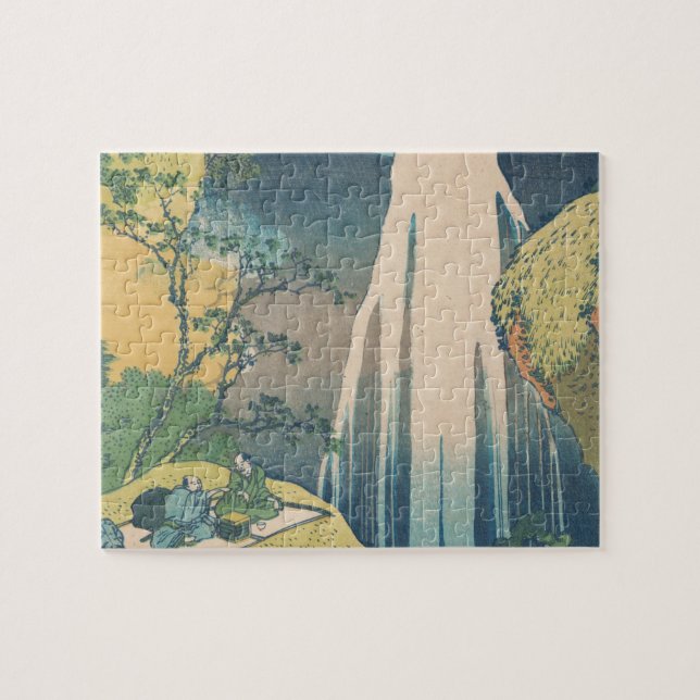 Hokusai Amida Falls Japan Wasserfall (Horizontal)