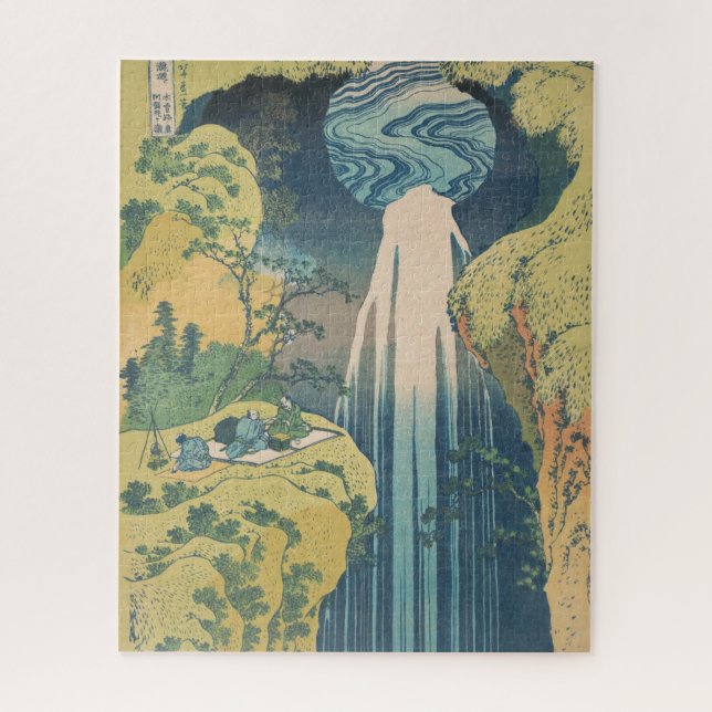 Hokusai Amida Falls Japan Wasserfall (Vertikal)