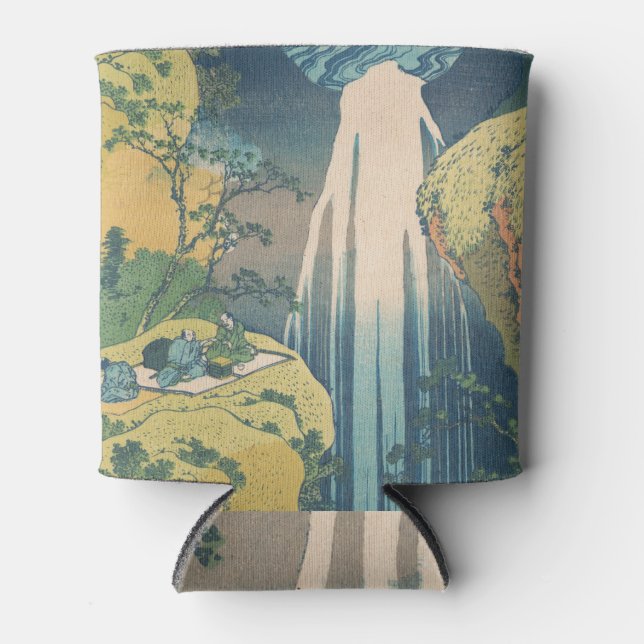 Hokusai Amida Falls Japan Wasserfall Dosenkühler (Vorderseite)
