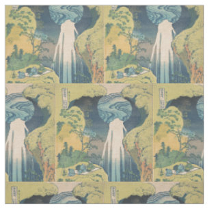Hokusai Amida Falls Japan Wasserfall Stoff