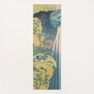 Hokusai Amida Falls Japan Wasserfall Yogamatte