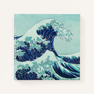 Hokusai Blue Waves Notizbuch