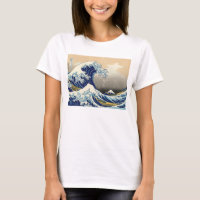 Hokusai der große Wellen-T - Shirt