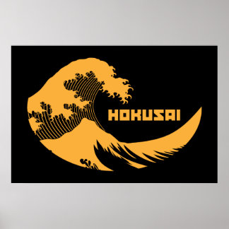 Hokusai - Die große Welle Poster