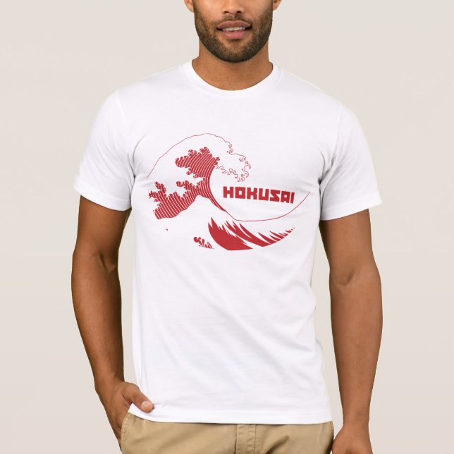 Hokusai - die große Welle T-Shirt (Vorderseite)