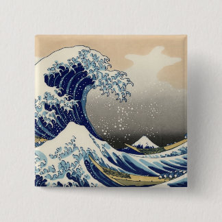 Hokusai: Die große Welle von Kanagawa Button