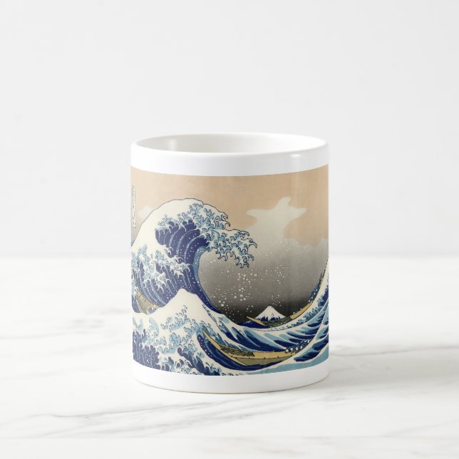 Hokusai: Die große Welle von Kanagawa Kaffeetasse (Mittel)