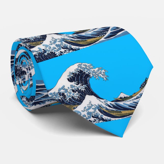 Hokusai, Die große Welle vor Kanagawa Krawatte (Gerollt)