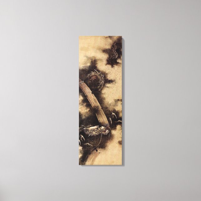 Hokusai Dragon Leinwanddruck (Vorderseite)