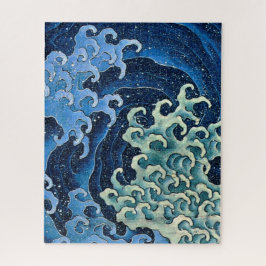 Hokusai Feminine Wave Japan Vintager Ozean