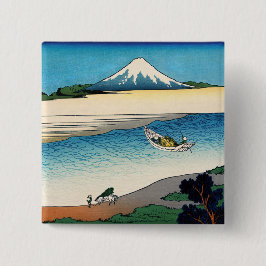 Hokusai - Fluss Tama in der Provinz Musashi Button