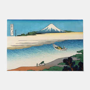 Hokusai - Fluss Tama in der Provinz Musashi Fußmatte