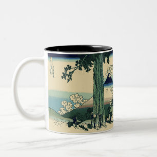 Hokusai Fugaku Zweifarbige Tasse