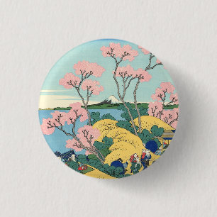 Hokusai Fuji von Gotenyama auf dem Tōkaidō Button