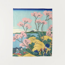 Hokusai Fuji von Gotenyama auf dem Tōkaidō in Shin Wandteppich