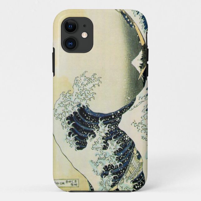 Hokusai Grande vague de Kanagaw coque iphone (Dos)