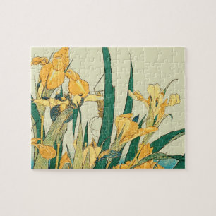 Hokusai Grasshopper und Iris Japan
