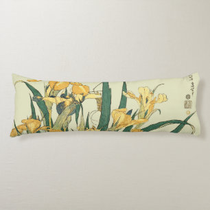 Hokusai Grasshopper und Iris Japan Seitenschläferkissen