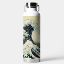 Hokusai Great Wave Insulted Flasche