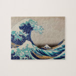 Hokusai Great Wave off Kanagawa. Vintage japanisch<br><div class="desc">Katsushika Hokusai "The Great Wave off Kanagawa" Puzzle. Vintage japanische Abbildung.</div>