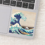 Hokusai Great Wave off Kanagawa. Vintage japanisch Aufkleber<br><div class="desc">Katsushika Hokusai "The Great Wave off Kanagawa" Aufkleber. Vintage japanische Abbildung.</div>