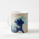 Hokusai Great Wave off Kanagawa. Vintage japanisch Kaffeetasse<br><div class="desc">Katsushika Hokusai "The Great Wave off Kanagawa" Kaffee Tasse. Vintage japanische nautische Abbildung.</div>