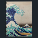 Hokusai Great Wave off Kanagawa. Vintage japanisch Notizblock<br><div class="desc">Katsushika Hokusai "The Great Wave off Kanagawa" Notebook. Vintage japanische Abbildung.</div>
