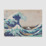 Hokusai Great Wave off Kanagawa. Vintage japanisch Seidenpapier<br><div class="desc">Katsushika Hokusai "The Great Wave off Kanagawa" Gewebepapier. Vintage japanische Abbildung.</div>