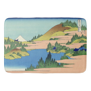 Hokusai Hakone See in der Provinz Sagami Badematte