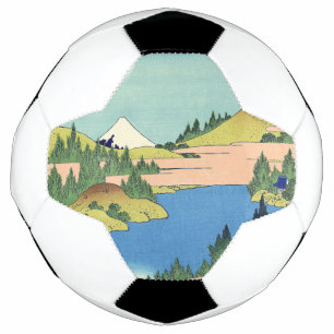 Hokusai Hakone See in der Provinz Sagami Fußball