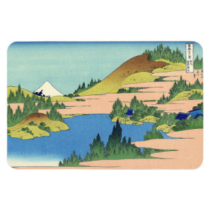 Hokusai Hakone See in der Provinz Sagami Magnet