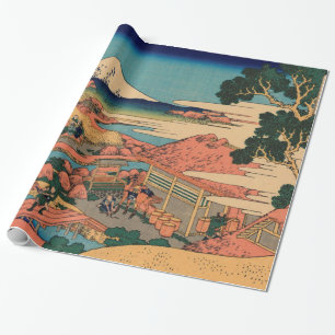 Hokusai Katsushika - Die Teeplantage Geschenkpapier
