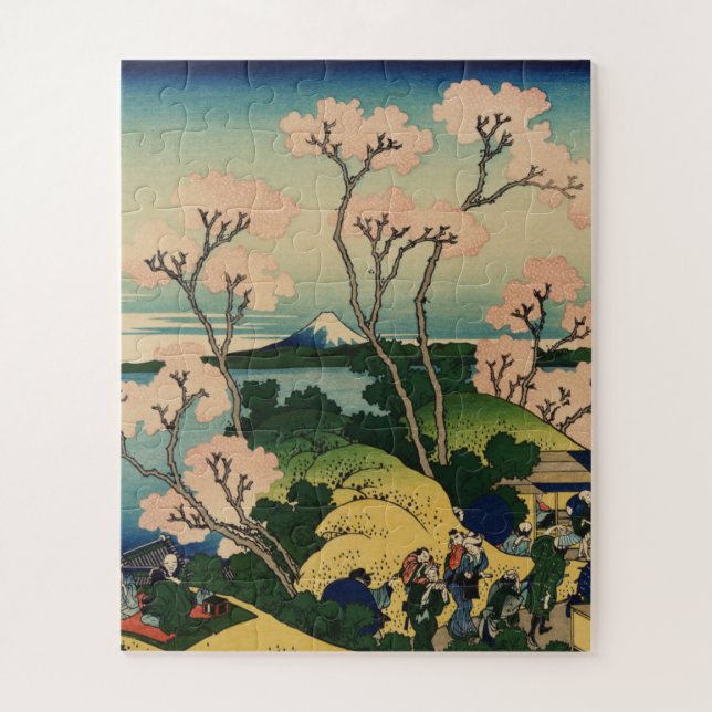 Hokusai Katsushika - Goten-Yama-Hill, Shinagawa (Vertikal)