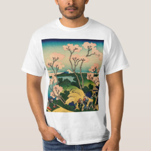 Hokusai Katsushika - Goten-Yama-Hill, Shinagawa T-Shirt