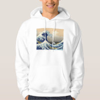 Hokusai le grand sweat - shirt à capuche de vague