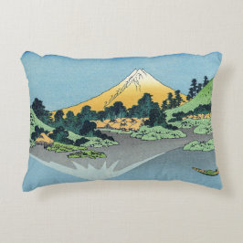 Hokusai - Mount Fuji reflektiert den Kawaguchi-See Dekokissen